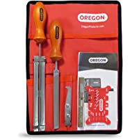 Oregon 1418559 Afilador de flores en funda enrollable para herramientas- 93 cm- Color Rojo